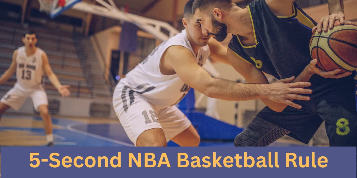 5-second NBA rule basketball